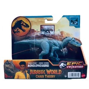 NEW JURASSIC WORLD Monolophosaurus Dinosaur Action Figure Toy Age 4+